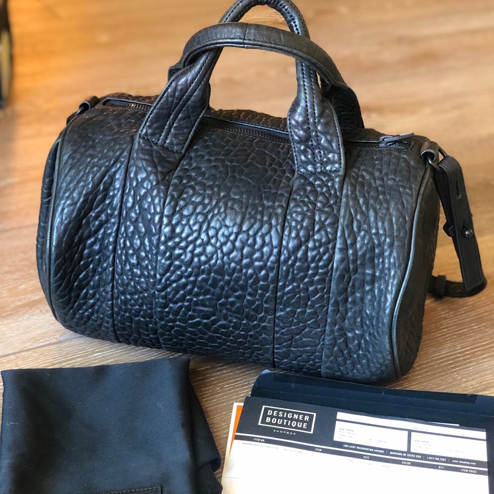 Alexander Wang black Rocco duffle bag